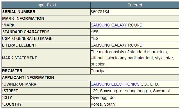 Samsung Galaxy Round