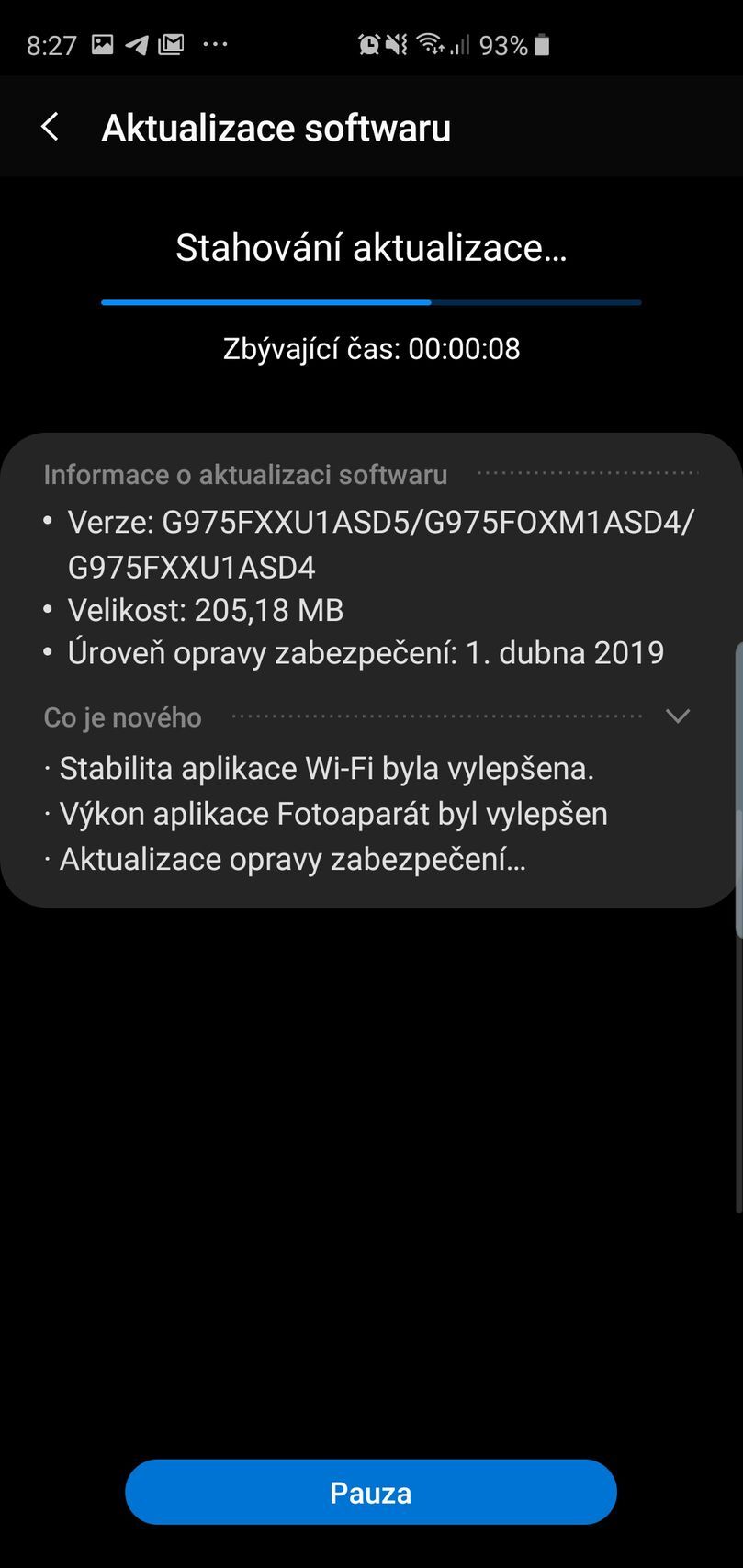 Samsung Galaxy S10+ Noc