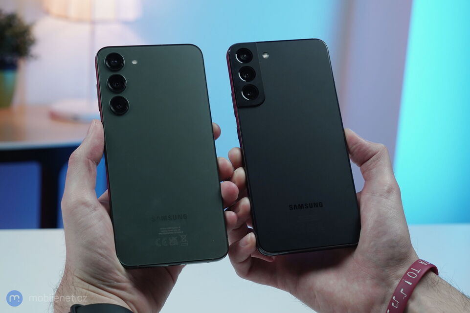 Samsung Galaxy S23+ a Galaxy S22+