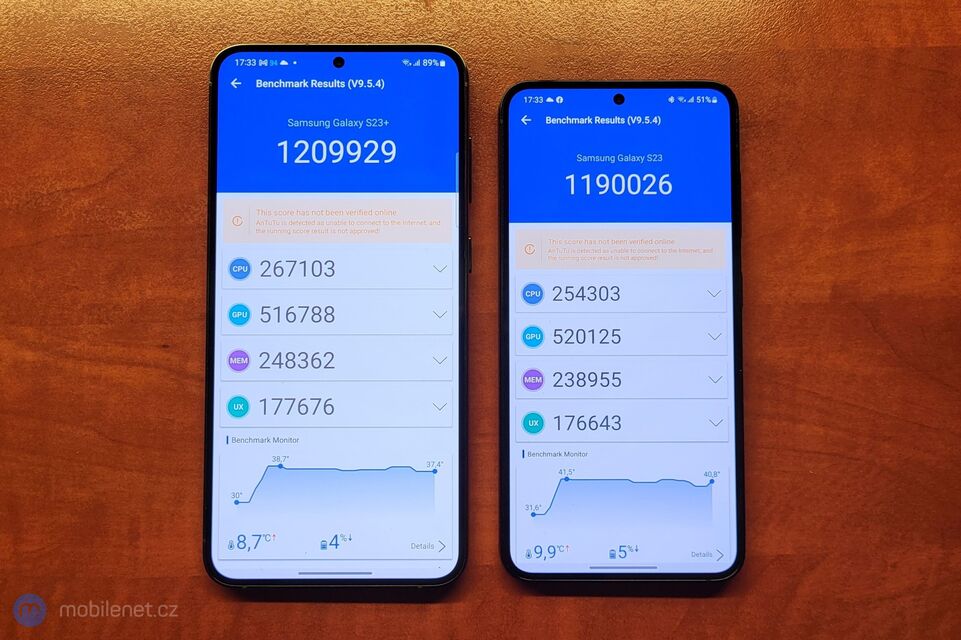 Samsung Galaxy S23+ a Galaxy S23