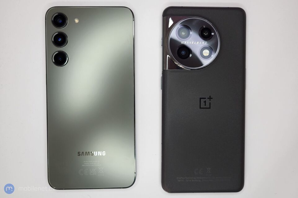 Samsung Galaxy S23+ a OnePlus 11