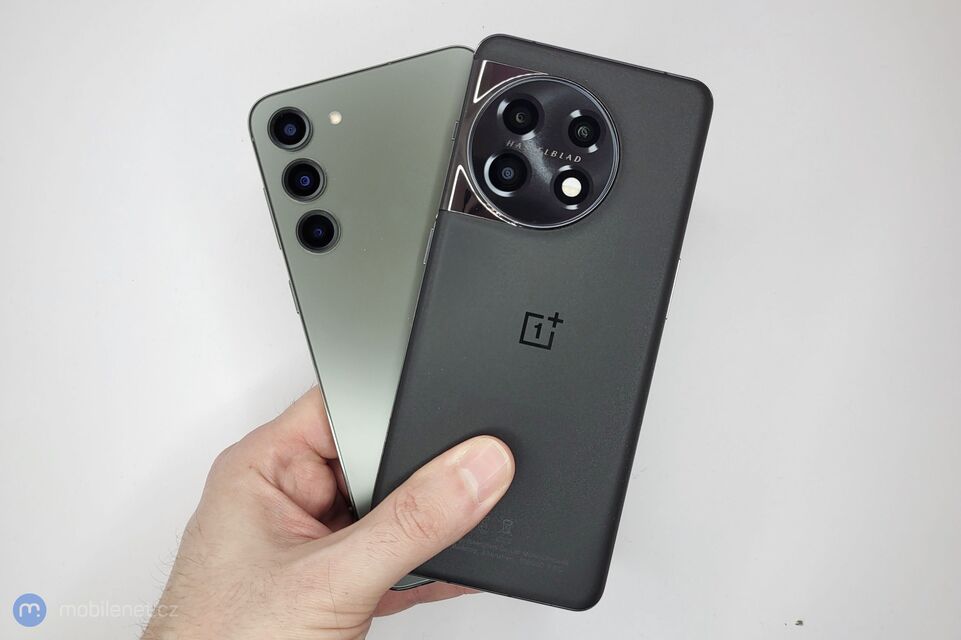 Samsung Galaxy S23+ a OnePlus 11