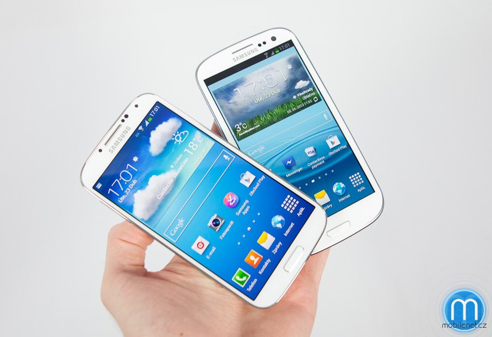 Samsung Galaxy S4 a Galaxy S III