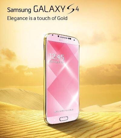 Samsung Galaxy S4 Gold Pink
