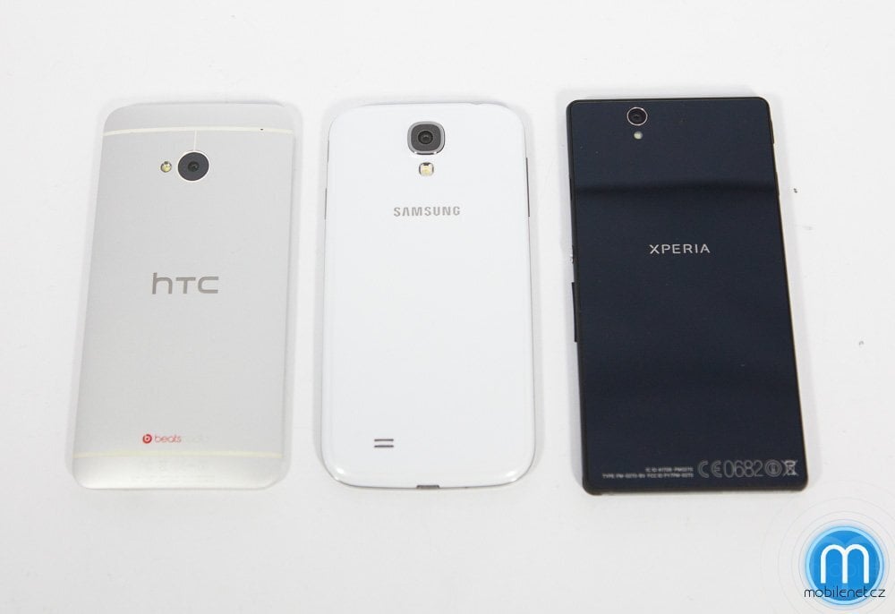 Samsung Galaxy S4, HTC One a Sony Xperia Z