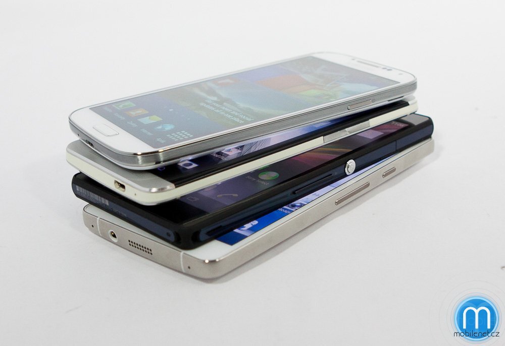 Samsung Galaxy S4, HTC One, Sony Xperia Z, Huawei Ascend D2