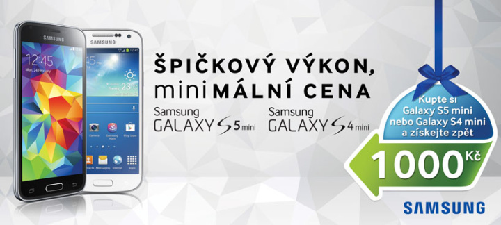 Samsung Galaxy S4 mini a Galaxy S5 mini