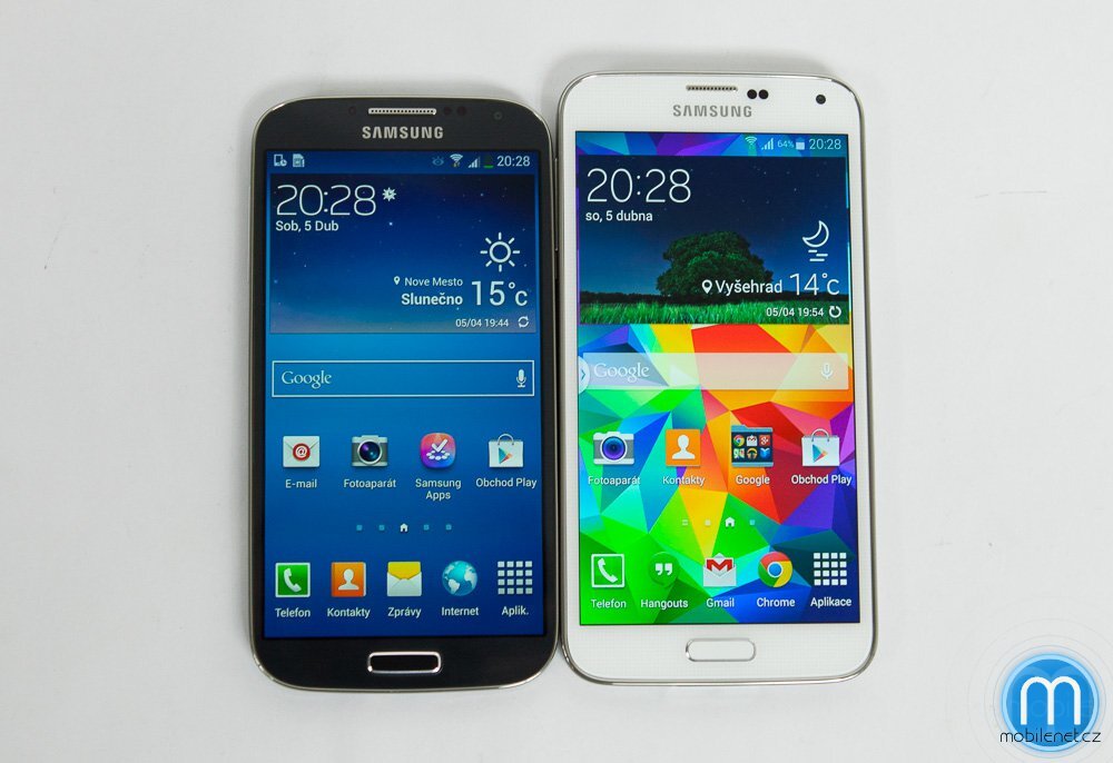 Samsung Galaxy S5 vs. Galaxy S4