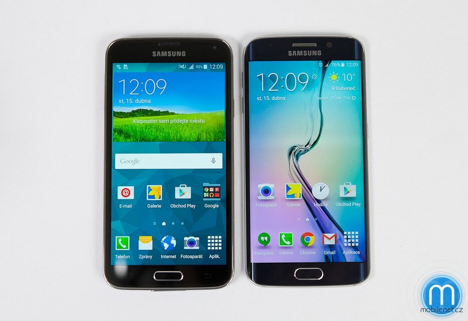 Samsung Galaxy S6 edge vs. S5