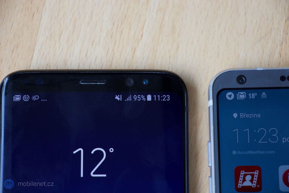 Samsung Galaxy S8 a LG G6