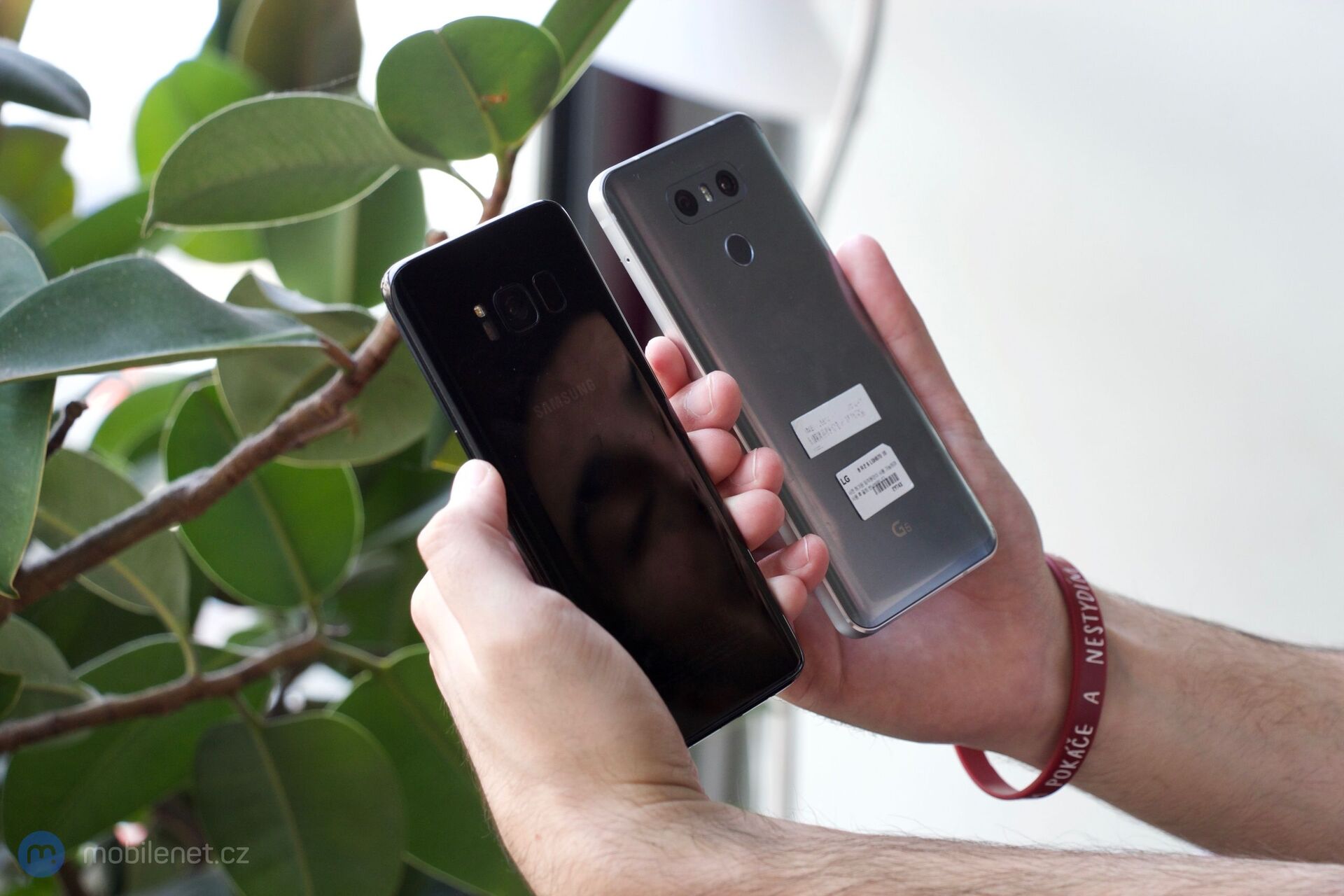 Samsung Galaxy S8 a LG G6