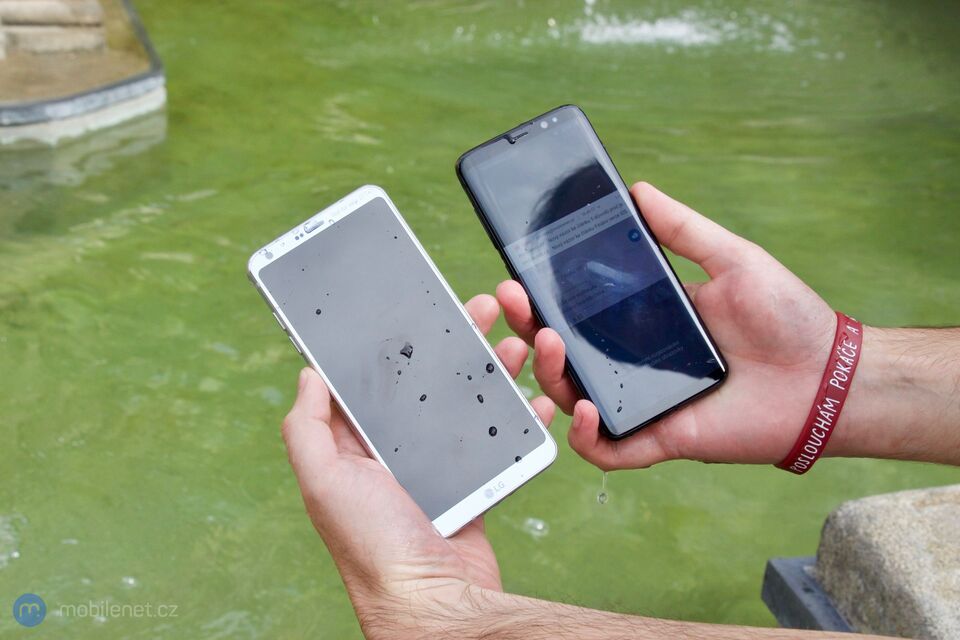 Samsung Galaxy S8 a LG G6