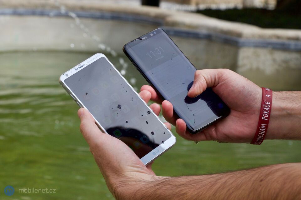 Samsung Galaxy S8 a LG G6