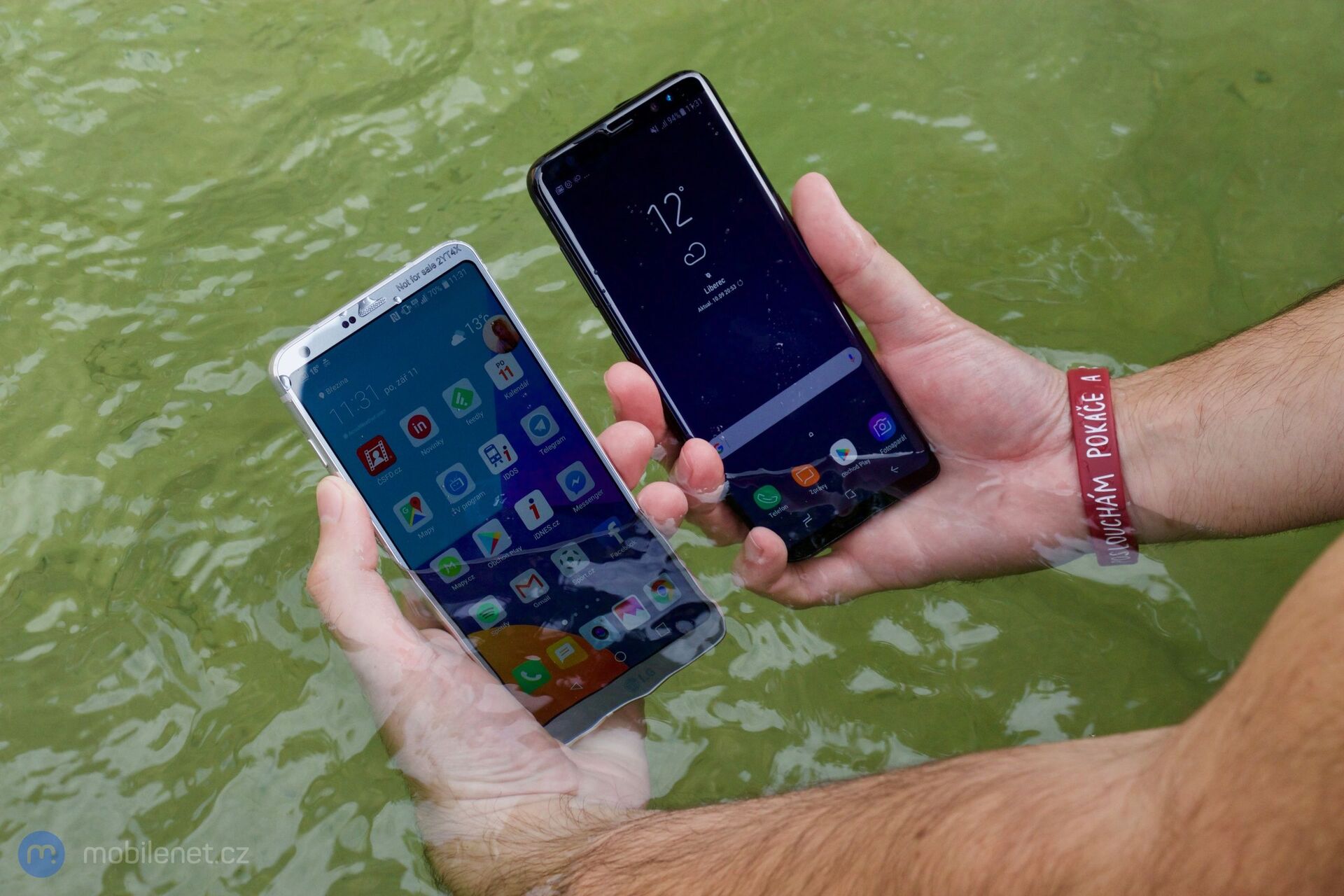 Samsung Galaxy S8 a LG G6