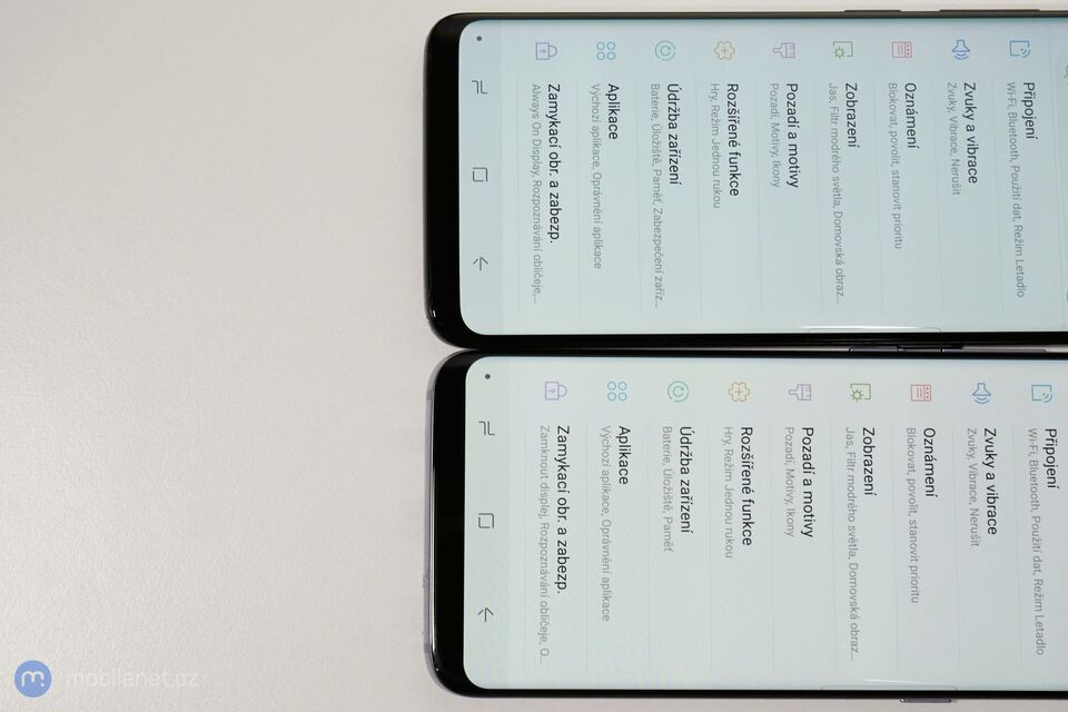 Samsung Galaxy S9 a Samsung Galaxy S8