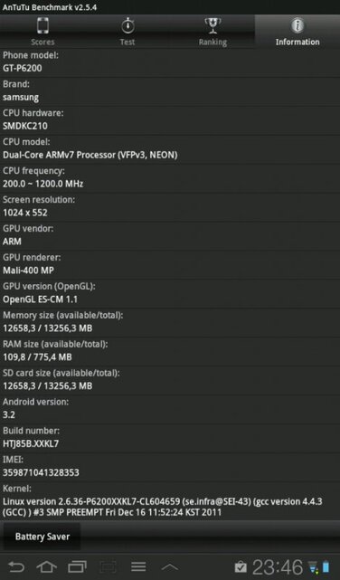 Samsung Galaxy Tab 7.0 Plus