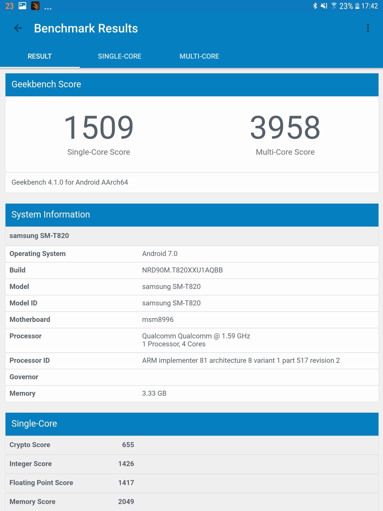 Samsung Galaxy Tab S3