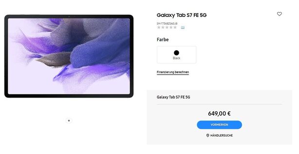 Samsung Galaxy Tab S7 FE