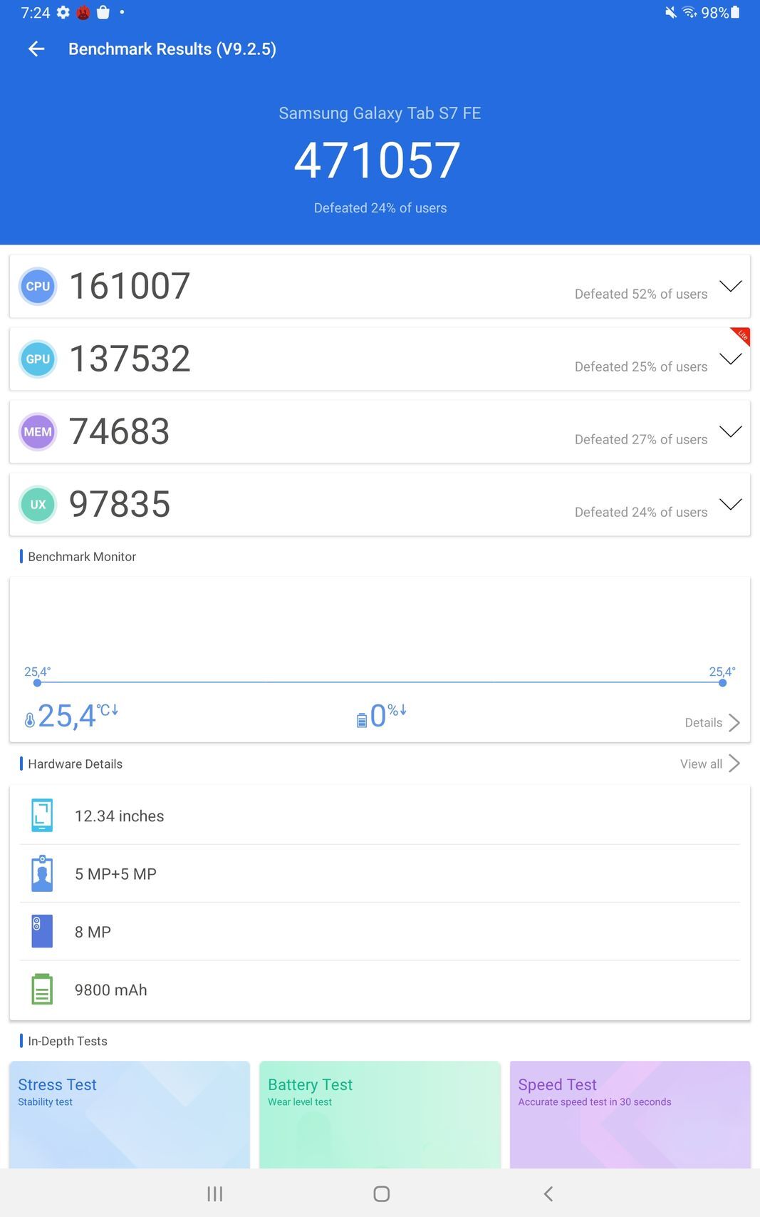 Samsung Galaxy Tab S7 FE