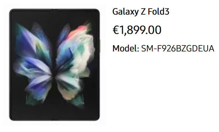 Samsung Galaxy Z Fold3