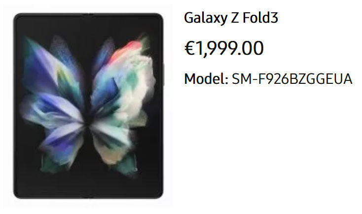 Samsung Galaxy Z Fold3