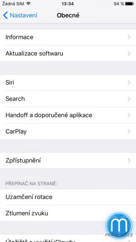Screen iOS 9