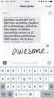 Screen zpravy iOS 10