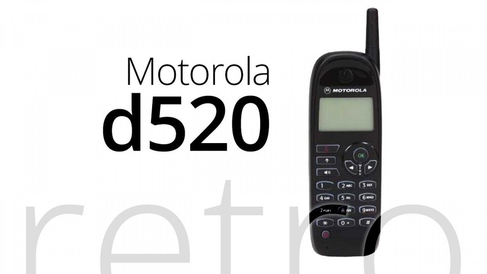Retro: Motorola d520