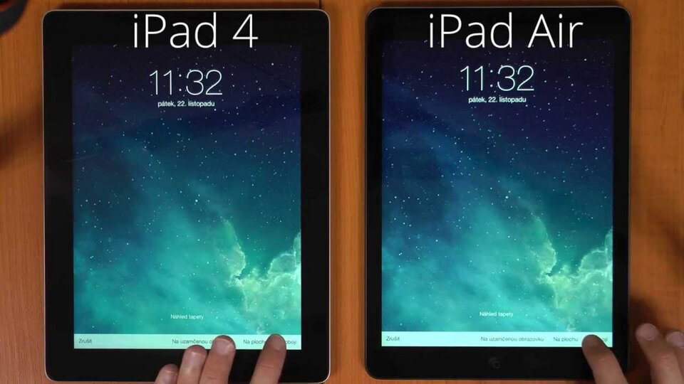 Apple iPad Air vs. iPad 4 - srovnání rychlosti