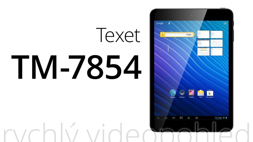 Texet TM-7854 – rychlý videopohled