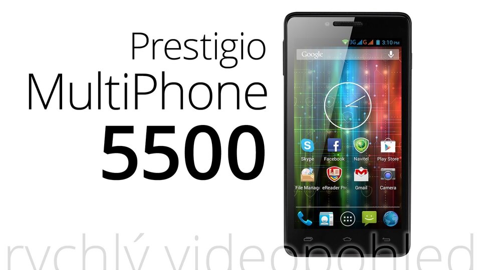 Prestigio MultiPhone PAP5500 DUO – rychlý videopohled