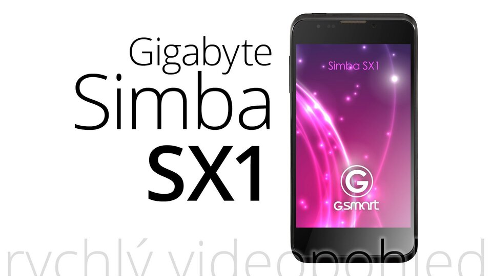 Gigabyte GSmart Simba SX1 – rychlý videopohled