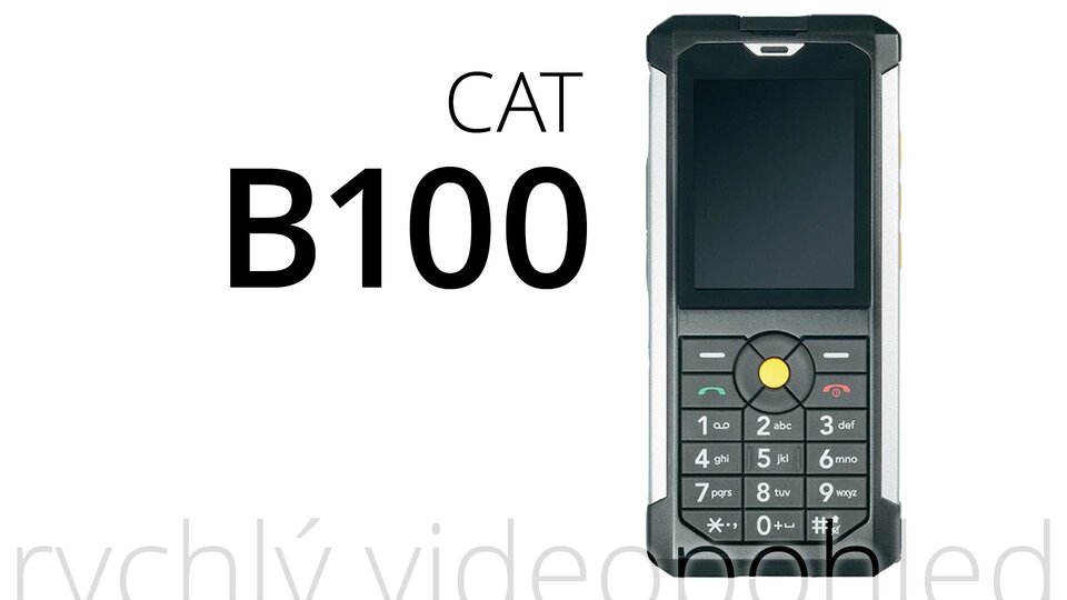 CAT B100 – rychlý videopohled
