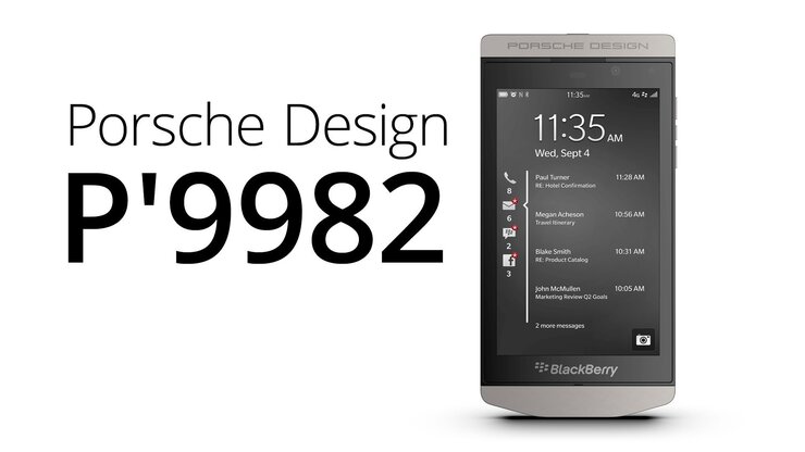 BlackBerry Porsche Design P'9982 – videopohled