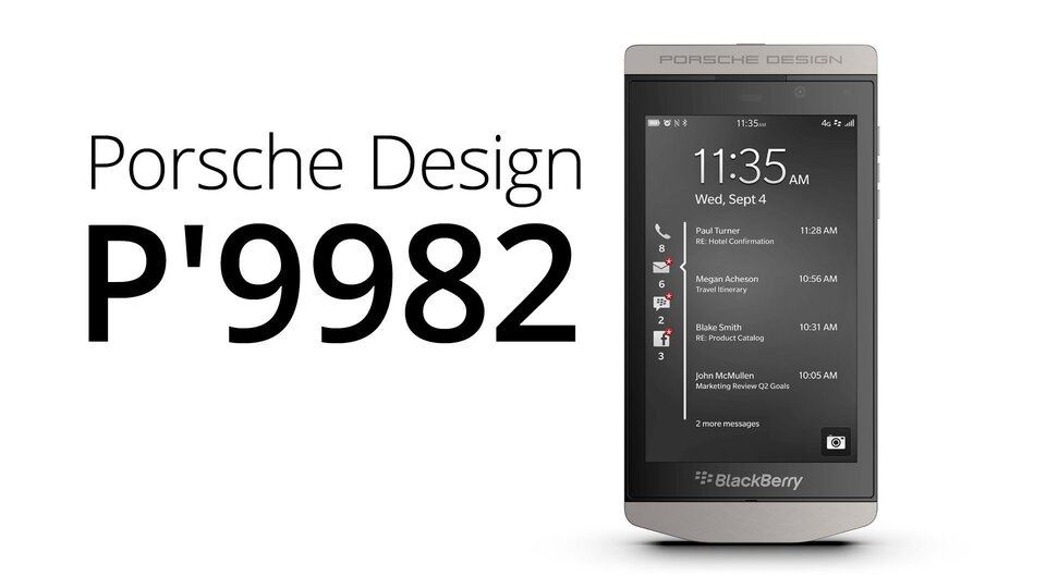 BlackBerry Porsche Design P'9982 – videopohled