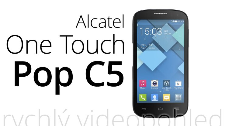 Alcatel OneTouch Pop C5 – rychlý videopohled