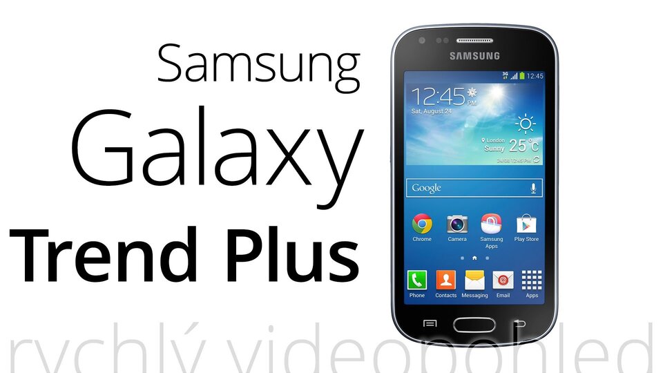 Samsung Galaxy Trend Plus – rychlý videopohled