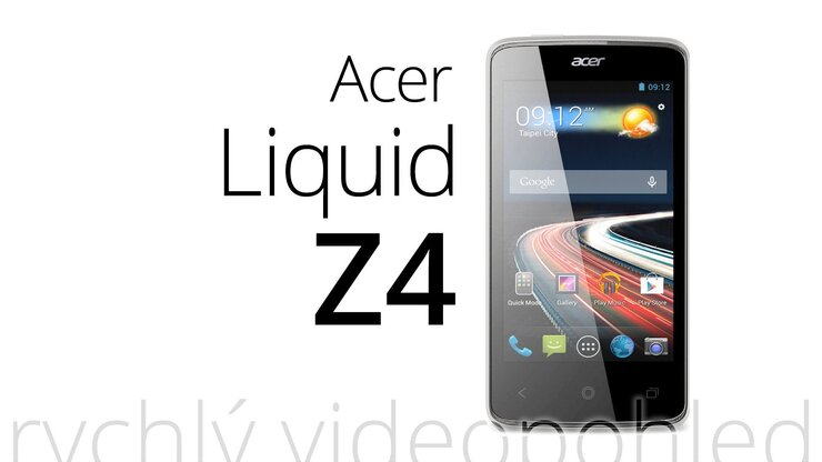 Acer Liquid Z4 – rychlý videopohled