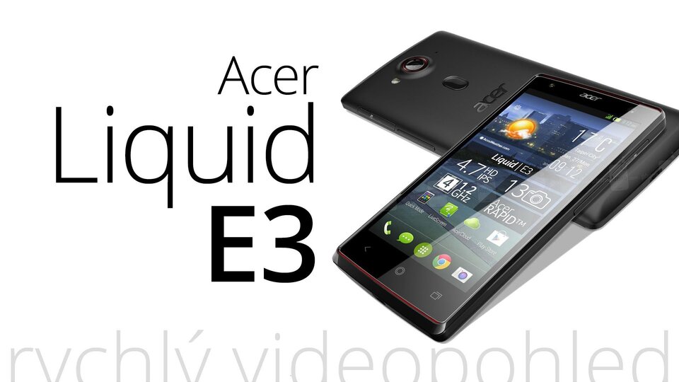 Acer Liquid E3 – rychlý videopohled