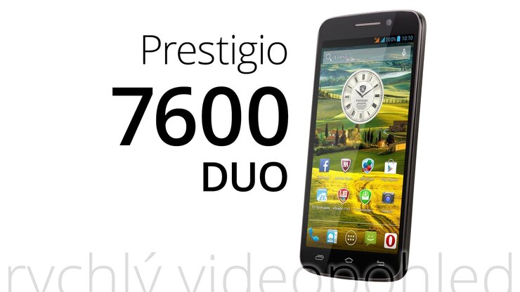 Prestigio MultiPhone 7600 DUO – rychlý videopohled