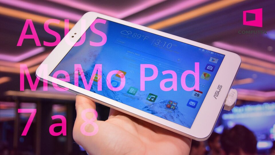 ASUS MeMo Pad 7 a 8 – první dojmy z Computexu