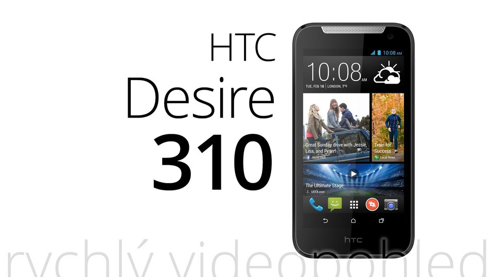 HTC Desire 310 – rychlý videopohled