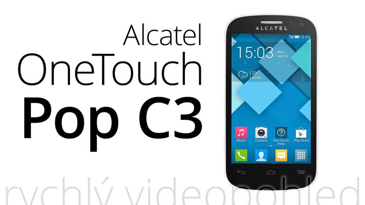 Alcatel OneTouch Pop C3 – rychlý videopohled