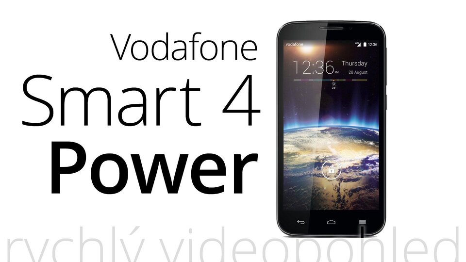 Vodafone Smart 4 Power – rychlý videopohled