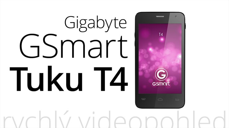 Gigabyte GSmart Tuku T4 – rychlý videopohled