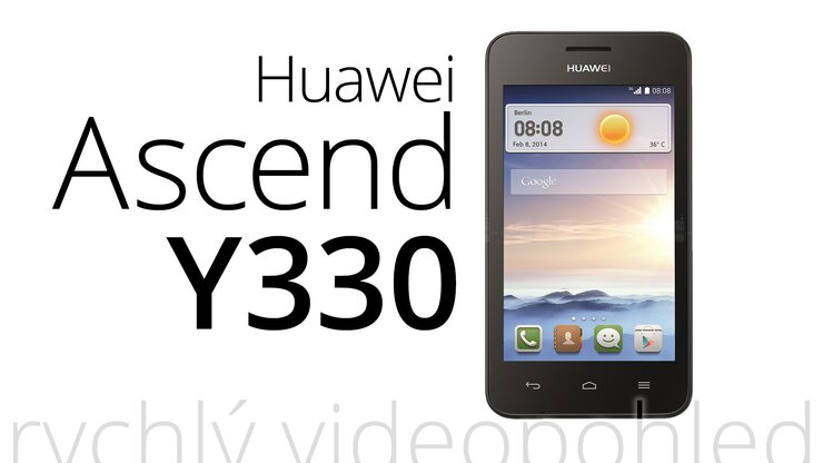 Huawei Ascend Y330 – rychlý videopohled