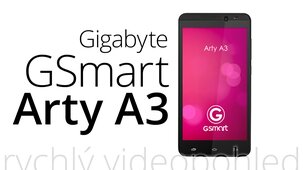 Gigabyte GSmart Arty A3 – rychlý videopohled