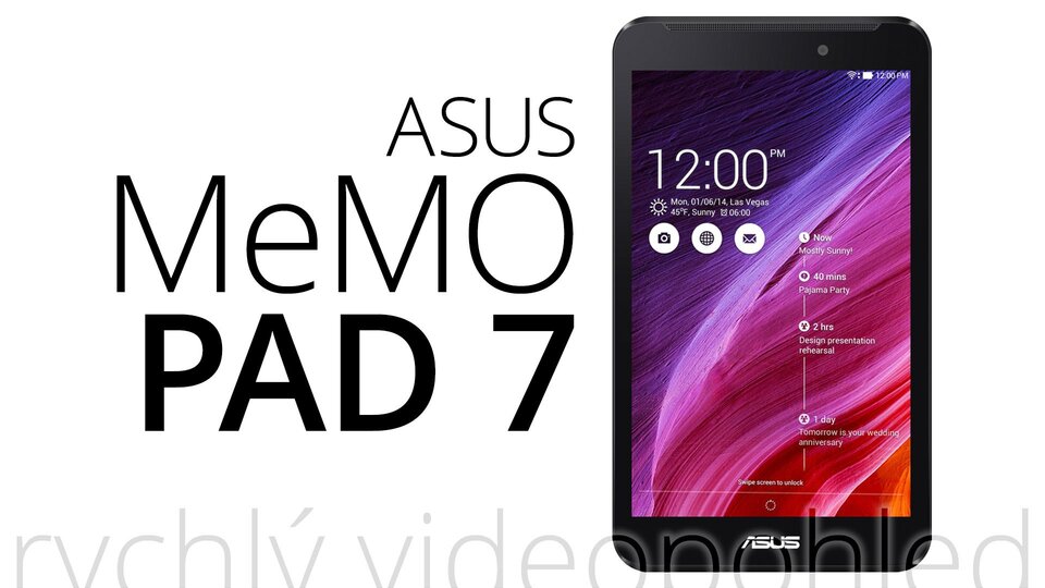 ASUS MeMO PAD 7 – rychlý videopohled