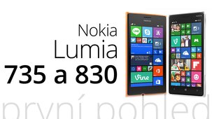 Nokia Lumia 735 a Lumia 830 – první pohled