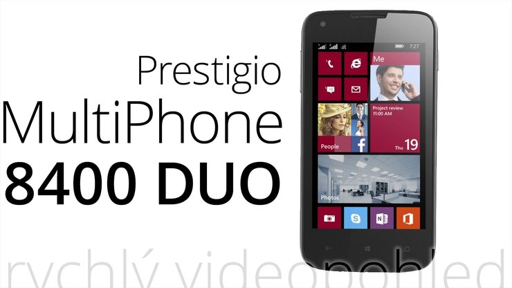 Prestigio MultiPhone 8400 DUO – videopohled